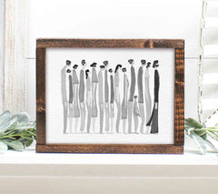 Follow Christ Landscape (BNW) - Digital Download