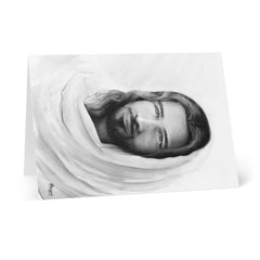Prince of Peace (Black and White) (Isaiah 9:6) - Greeting Cards (8 pcs)