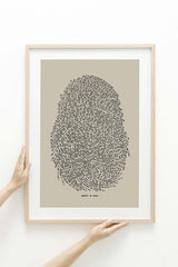 Identity in Christ Thumbprint (Brown) - Digital Download