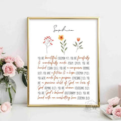 Floral (You are) - Custom Poster