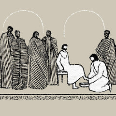 Washing Feet (Black) - Digital Download