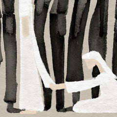 Woman Touches Jesus v2 (Black) - Digital Download