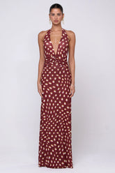 Sheveta Chelsea Maxi Dress in Spice