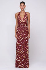 Sheveta Chelsea Maxi Dress in Spice
