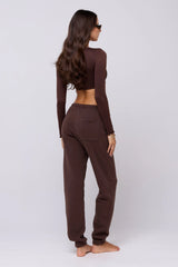 Sheveta Emily Top in Chocolate
