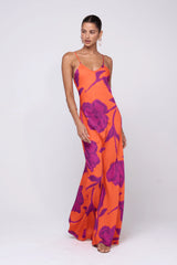 Sheveta Rose Dress in Mandarin