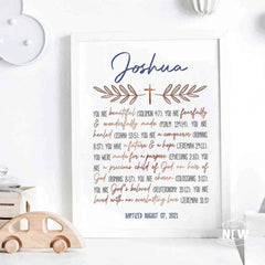 Rose Gold Cross (You are) - Custom Poster