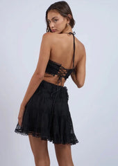 Sheveta Brynn Mini Dress - Black
