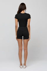 Sheveta Bike Short Second Skin in Black