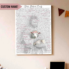 70 Bible Verses on Identity God's Beloved - Personalized Canvas