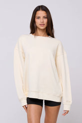 Sheveta Gunner Sweatshirt in Bone