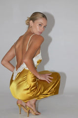 Sheveta Celine Dress in Gold