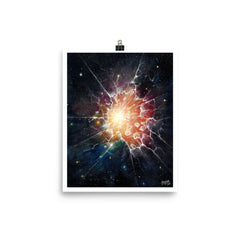 Brokenness (Psalm 34:18) - Poster