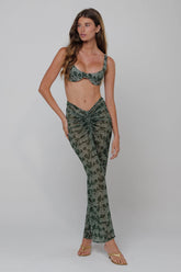 Sheveta Ziggy Mesh Skirt in Puma