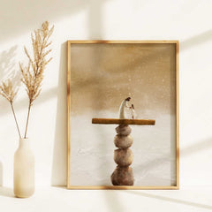 Center - Framed Print