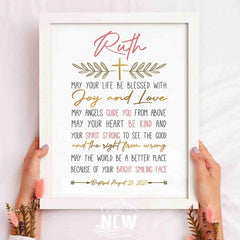 Gold Cross (May Your Life) - Custom Poster