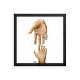 Hope (without background) (Isaiah 41:10) - Framed poster