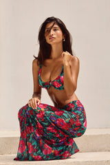 Sheveta Ziggy Mesh Skirt in Resort