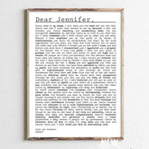 Letter from God - Custom Poster