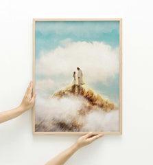 On the Mountain - Framed Print