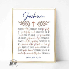 Rose Gold Cross (You are) - Custom Poster