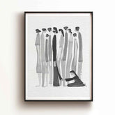 Woman Touches Jesus v2 (BNW) - Digital Download