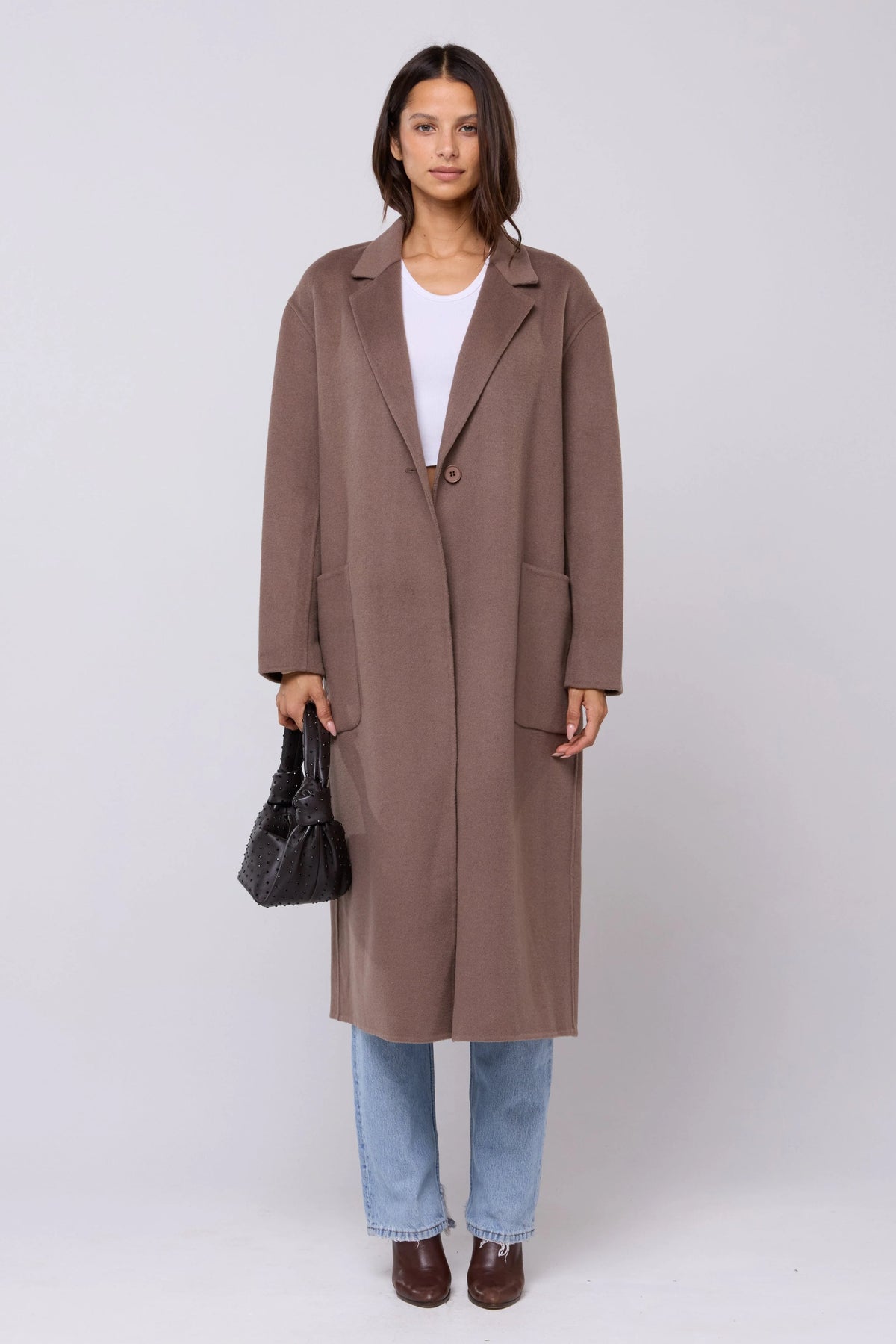 Sheveta Ryder Coat in Taupe