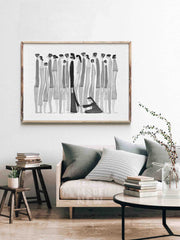 Woman Touches Jesus v2 (BNW) - Digital Download