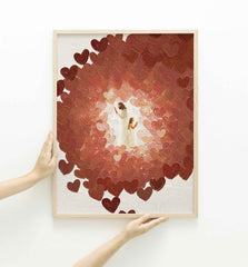 Love Over Fear - Framed Print