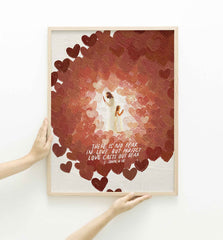 Love Over Fear - Framed Print