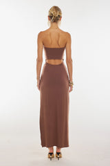 Sheveta Demi Dress in Toffee Knit