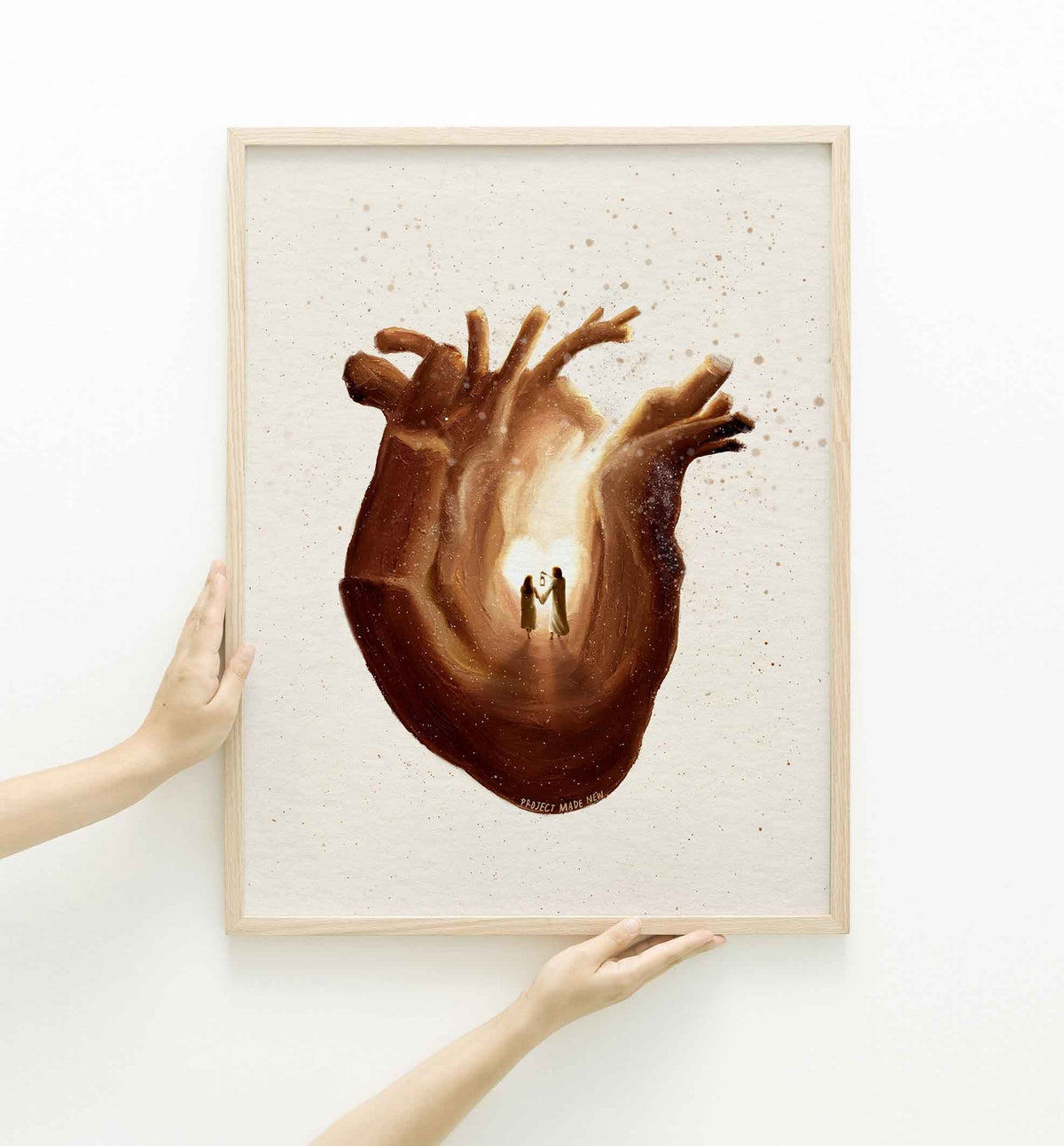 Depths Of My Heart - Framed Print