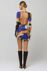 Sheveta Mia Mini Dress in Deco