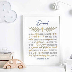 Gold Cross (You are)  - Custom Poster