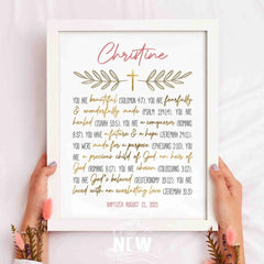 Gold Cross (You are)  - Custom Poster