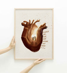 Depths Of My Heart - Framed Print