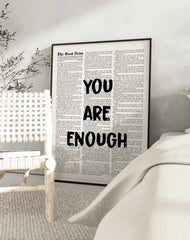 You are Enough - Framed Print