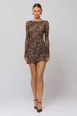 Sheveta Mia Mini Dress in Terra