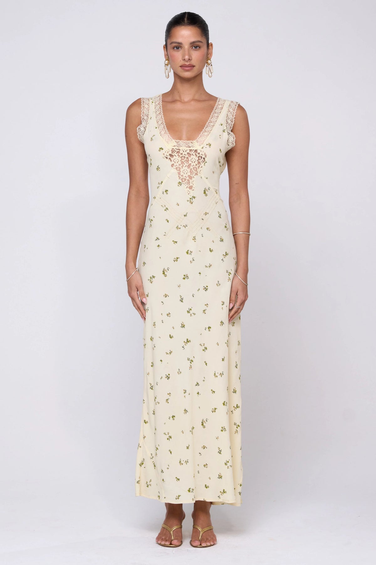 Sheveta Aimee Dress in Beurre