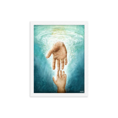 Hope (Isaiah 41:10) - Framed poster