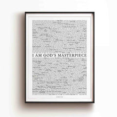 I Am Gods Masterpiece (White) - Digital Download