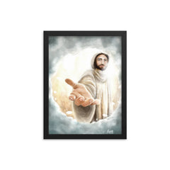 Beside me- Rescued (Hebrew 13:6) - Framed poster