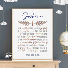 Rose Gold Cross (You are)  - Custom Poster