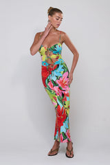 Sheveta Summer Midi in Tropicana