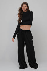 Sheveta Ida Top Second Skin in Black