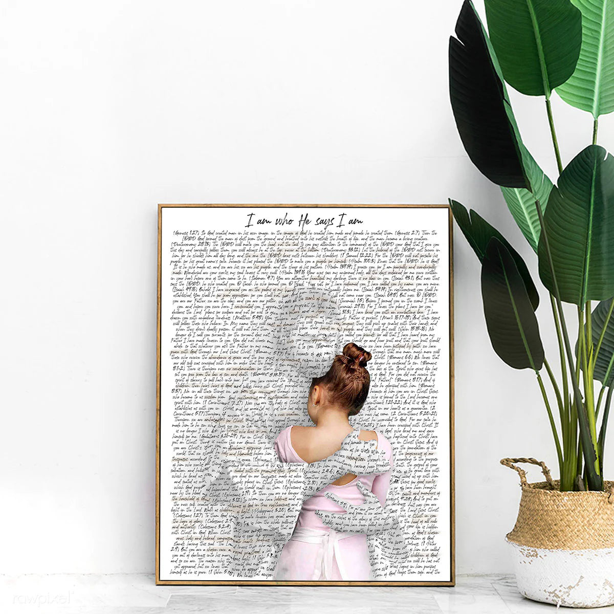 70 Bible Verses on Identity - Personalized Poster