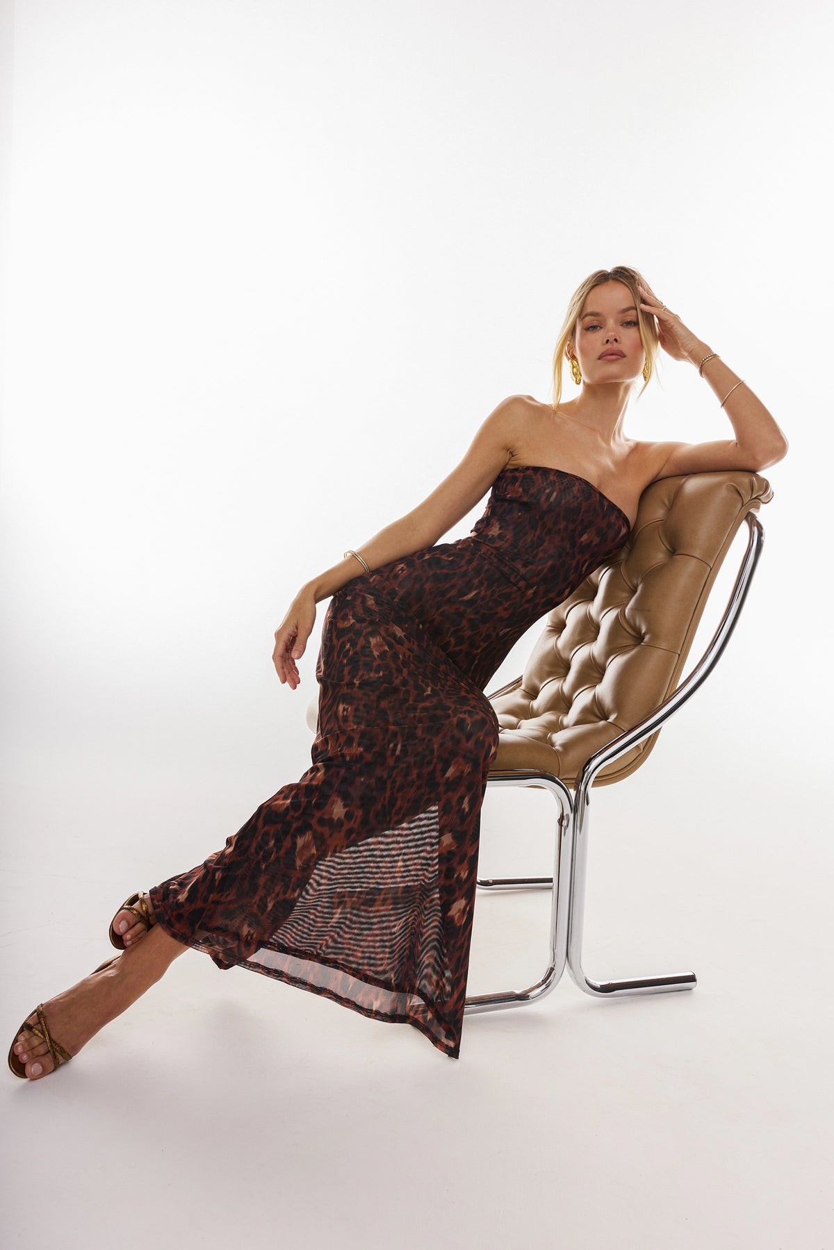 Sheveta Demi Mesh Dress in Knox