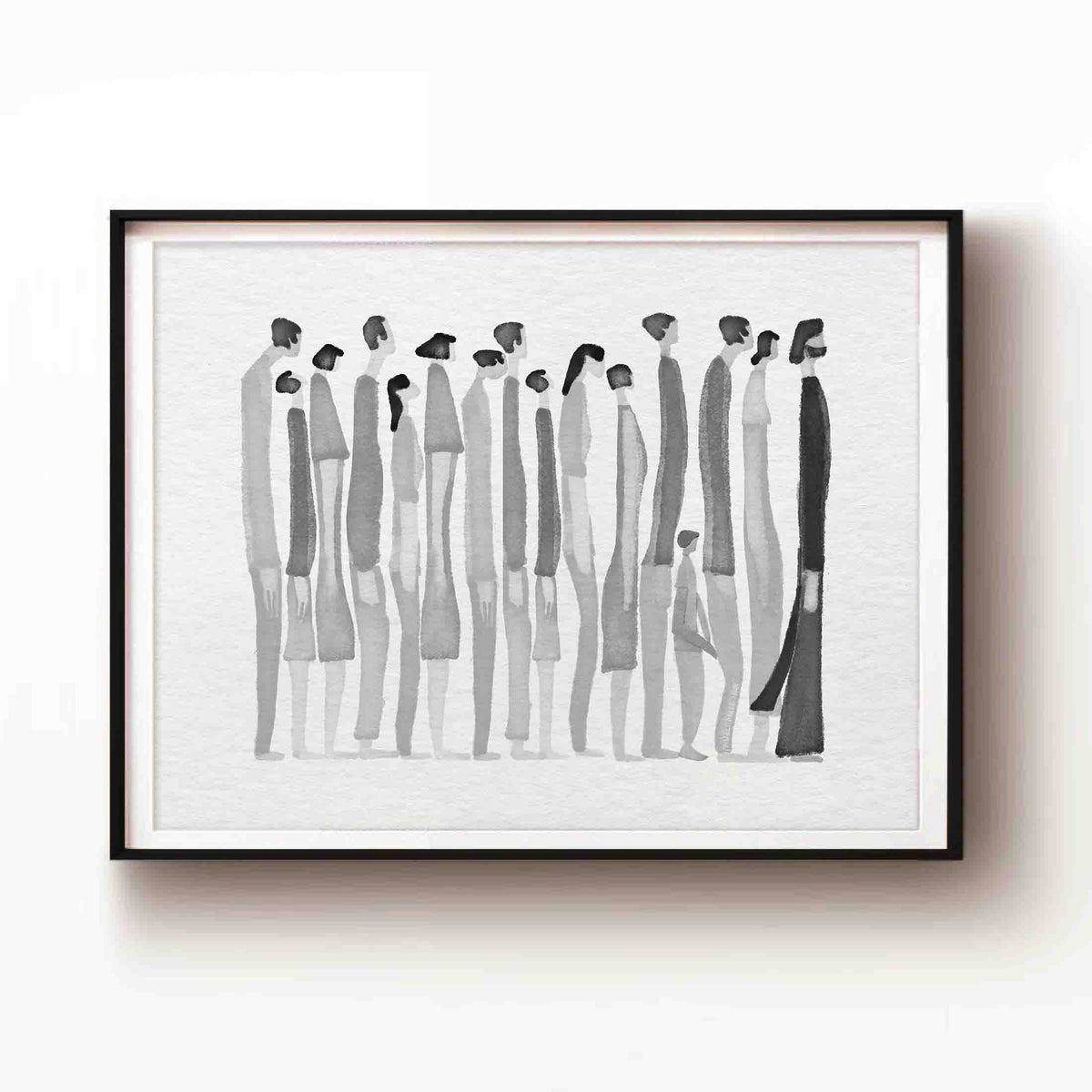 Follow Christ Landscape (BNW) - Digital Download