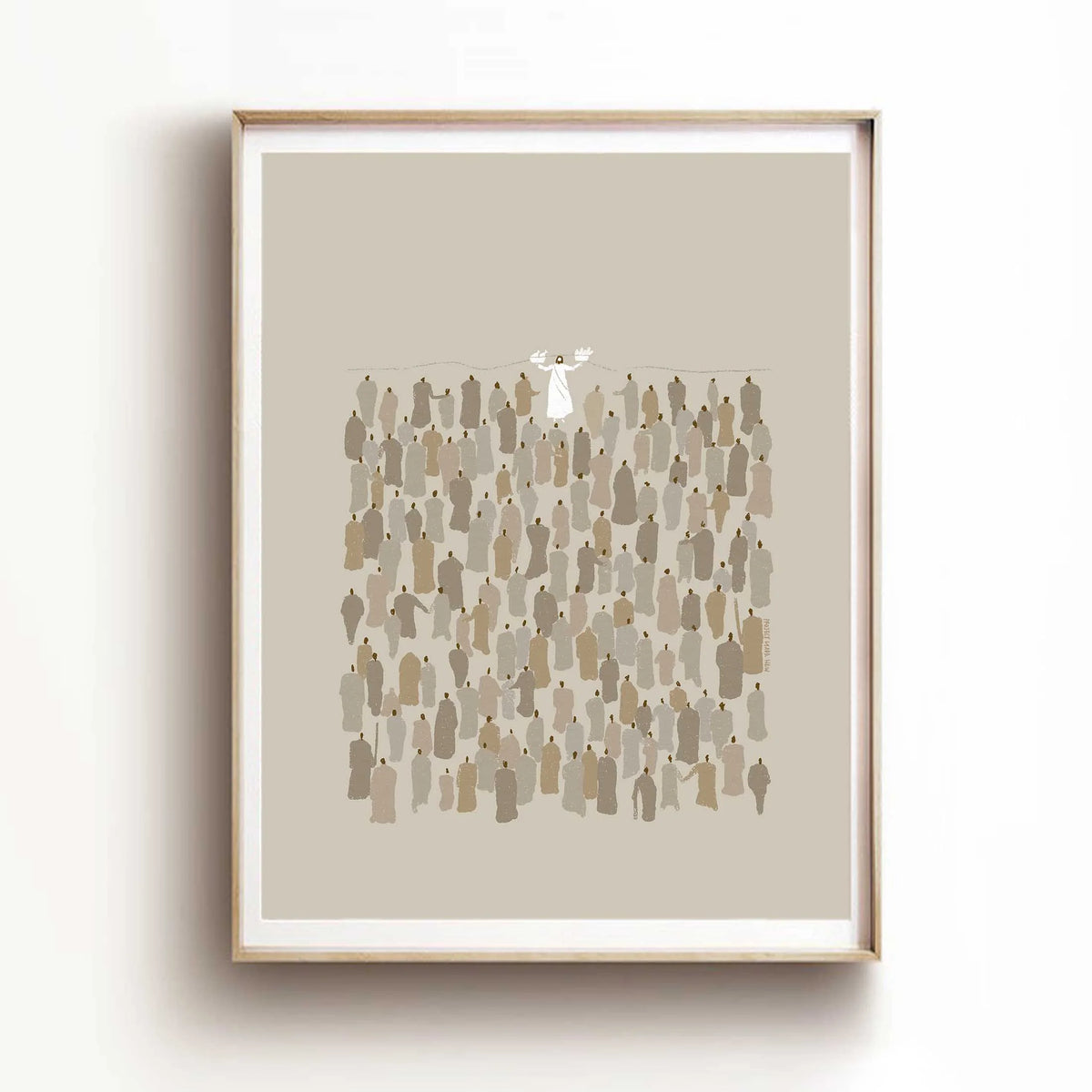 Jesus feeds 5000 (Colors) - Digital Download