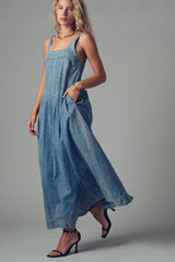 Sheveta Denim Maxi Dress